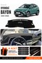 Hyundai Bayon (2021-2026) Compatible Glove Box Protection, Glove Box Cover, Glove Box Case - Black-Beige - Hu012