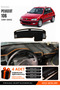 Peugeot 106 (1991-2003) Compatible Glove Box Cover, Glove Box Case - Black-Brown - Pe001