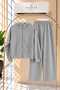 Women's Zippered Hooded Pants Set -0900