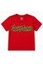 Saudi Script - Green & Gold Embroidered Style Graphic Kids T-Shirt