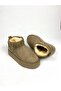Mink 4 cm Sole Comfortable Fit Boots with Fur Inside - 2