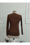 Women's Long Sleeve V-Neck Viscose Blouse - 5