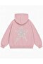 Women's Star Stone Printed Hooded Oversize Sweatshirt
