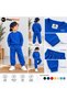 Team Sweatshirt with Cartoon Rooster Print for Girls and Boys, Crew Neck - 3