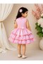 Girls Party Dress Cotton Soft for Birthday, Princess Special Occasion - 4