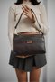 Derkon 100% Genuine Leather Women's Hand and Shoulder Bag Brown - 2