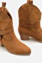 Valen Women's Tan Suede Stone Cowboy Boots A030-K721 - 3