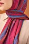 Lorena-Riva Shawl Tencel Ethnic Way Dark Pink - 3