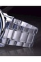 20mm Diameter Curved End Silver Color Steel Watch Band - 5