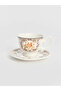 Lcw Home Mixed Squirrel Printed Porcelain Coffee Cup Set for 2 People - 2