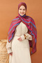 Lorena-Riva Shawl Tencel Ethnic Way Dark Pink - 4
