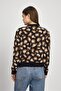 Leopard Detail Knitwear Cardigan - 4