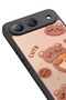 Spark 40 5g Compatible Printed, Matte Black, Soft Silicone, Protective, Shock Absorbing Cover, Case - 4