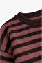 Dried Rose Jair Striped Sweater - 6