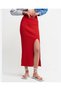 Elastic Waist High Waist Knitwear Skirt - 2