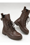 Lion Skin Women's Daily Winter Thick-Soled Lace-Up and Zippered Boots