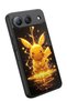 Spark 40 5g Compatible Printed, Matte Black, Soft Silicone, Protective, Shock Absorbing Cover, Case - 3