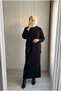 Women's Silvery Turtleneck Knitwear Tunic Long Skirt Two-Piece Set