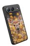 Spark 40 5g Compatible Printed, Matte Black, Soft Silicone, Protective, Shock Absorbing Cover, Case - 3