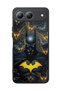 Spark 40 5g Compatible Printed, Matte Black, Soft Silicone, Protective, Shock Absorbing Cover, Case - 5