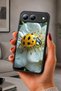 Spark 40 5g Compatible Printed, Matte Black, Soft Silicone, Protective, Shock Absorbing Cover, Case