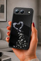 Spark 40 5g Compatible Printed, Matte Black, Soft Silicone, Protective, Shock Absorbing Cover, Case