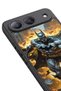 Spark 40 5g Compatible Printed, Matte Black, Soft Silicone, Protective, Shock Absorbing Cover, Case - 4