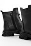 Barew Women's Genuine Leather Front Decorative Detailed Zippered Boots B4757 - 5