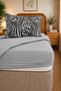 Veloura Luxe Single Sleeping Set |   100% Cotton Quilted Comforter, Elastic Fitted Sheet and Pillowcase - 3