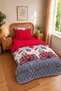 Veloura Luxe Single Sleeping Set |   100% Cotton Quilted Comforter, Elastic Fitted Sheet and Pillowcase