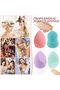 12PC Makeup Sponge Beauty Blender: Make Up Sponges Set For Face Dry & Wet Use For Powder, Cream Or Liquid Application - 6
