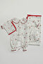 Muslin Newborn Hospital Discharge Set Cherry - 2