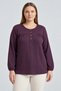 Winter Hair Knitwear Buttoned Soft Blouse