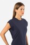 Women's padded look relaxed fit t-shirt, 100% cotton - 3