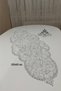 Lily One Piece Luxury Runner Supla Living Room Coffee Table Tablecloth French Lace Laced Dowry Box - 9