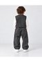 Boy's Black Denim Vest and Pants Two-Piece Combination Set - 5
