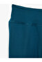 High Waist Slim Fit Sports Leggings with Stitching Detail - 3