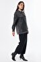 Jacquard Jacket with Flap Pockets Black - 5