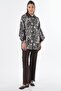 Ethnic Pattern Jacket Brown - 3
