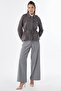 Waist Drawstring Suede Jacket Smoked - 2