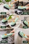 1 Piece Multi-Purpose Shoe Cleaning Brush with Detergent Container for Suede, Nubuck, Boots, Sports Shoes