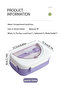 1000ml Purple Compartment Bento Box Set With Water Bottle & Cutlery, Food Grade PP Leakproof Lunch Container For Students School Picnic - 3