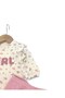 Baby Girl Floral Printed Girl Embroidered 100% Cotton 3-6-9-12 Months Seasonal Double Baby Set - 5