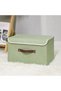 Anmini Storage Boxes with Lids, Storage Boxes with Pu Leather Handles and Polypropylene Board, Plastic Storage Boxes - 6