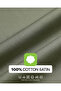 210TC Cotton Satin King Solid Bed Sheet Set 3PC | Soft Breathable Satin Flat Sheet 274x260 cm | 2 pillowcase 50x75 cm | OEKO-TEX & ECAS Certified - 2