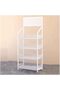 4-Layer Metal Storage Shelf with Wire Baskets & Display Board - 2