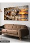 Horses at Sunrise One Piece Canvas - Canvas Art Print - 2