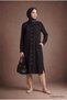Buttoned Pocket Detailed Shirt Collar Tunic Black 26Kt461 - 2