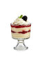 80625R Mini Trifle Bowl 4.5 Inch Clear Glass Footed Dessert Bowl for Parfaits Fruits Trifles