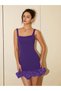 Rochie mini, mov - 5